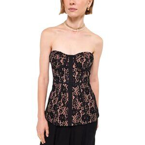 NWT CAMI NYC Vega Strapless Lace Corset - Sz 4 - MSRP $355